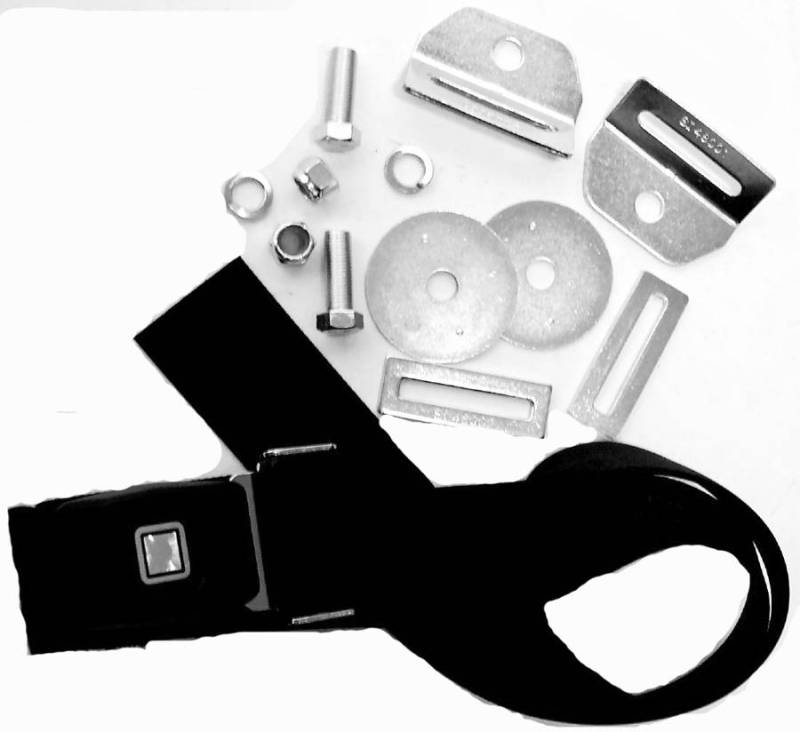 SEAT BELT CHROME BUCKLE/STARBURST PUSH BUTTON Lutty's Chevy Warehouse Lutty's Chevy Warehouse