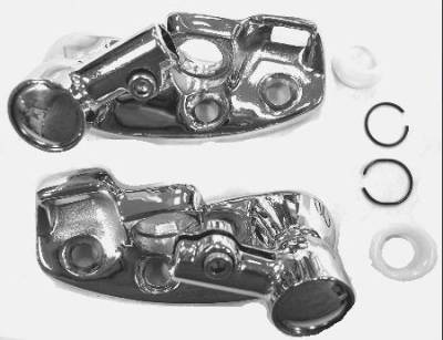 SUNVISOR BRACKETS WITH BUSHINGS