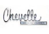 TRUNK EMBLEM  """"""""CHEVELLE BY CHEVROLET""""""""