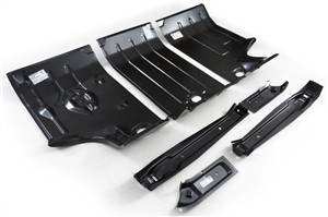 TRUNK FLOOR PAN SET WITH BRACES