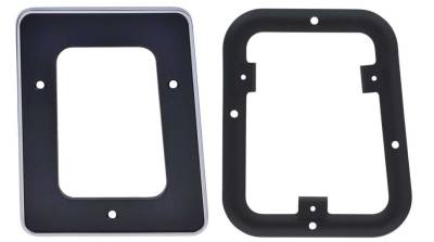 SHIFT BOOT RETAINER & MOUNTING BRACKET - FLOOR SHIFT WITHOUT CONSOLE