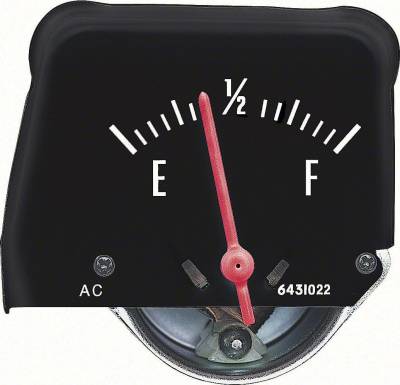 FUEL GAUGE CONSOLE WITH BLACK FACE