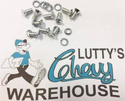 DOOR LATCH MECHANISM TO DOOR SCREW SET