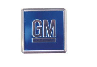 DOOR JAMB DECAL - GM MARK OF EXCELLENCE (STAMPED METAL)