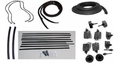 WEATHERSTRIP KIT - 6 PIECE - WITH OEM WINDOWFELTS