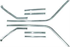 DOOR WINDOW FRAME MOLDINGS - CHROME