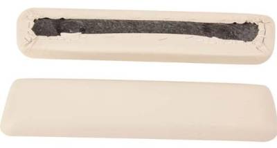 FRONT ARM REST PADS - WHITE