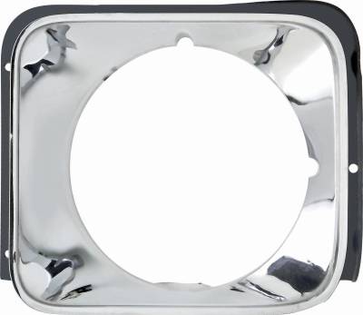 HEADLIGHT BEZEL - CHROME (LEFT)