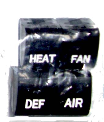 GM Restoration Parts - HEATER CONTROL KNOBS