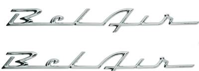 QUARTER PANEL EMBLEMS - BEL AIR SCRIPTS