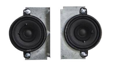 dual front speakers