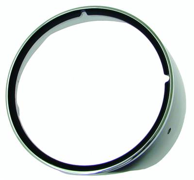 HEADLIGHT BEZEL WITH CHROME MOLDING