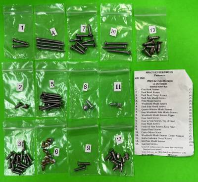 INTERIOR TRIM SCREW KIT