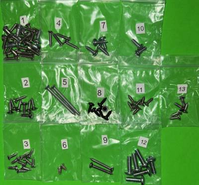 TRIM SCREW KIT - INTERIOR