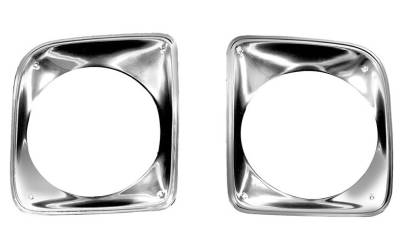 HEADLIGHT BEZELS (ALUMINUM)