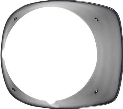 HEADLIGHT BEZEL - BLACK