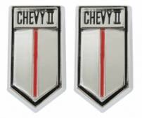 DOOR PANEL EMBLEMS - CHEVY II
