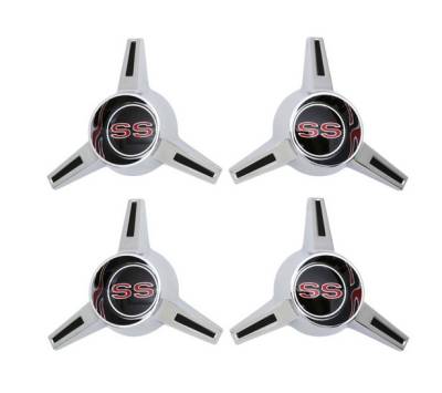WHEEL COVER SPINNERS WITH RETAINERS