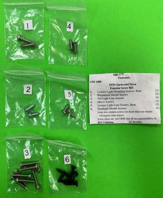 EXTERIOR TRIM SCREW KIT