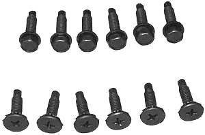 DOOR HINGE MOUNTING SCREWS - LOWER