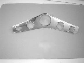 HORN CENTER CAP RETAINER - CHROME (HORN RING SHROUD)