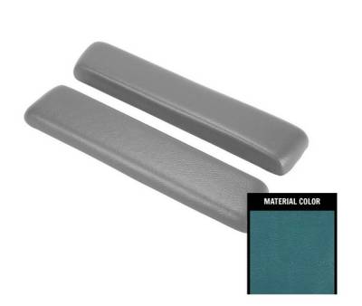 FRONT ARM REST PADS - BRIGHT BLUE