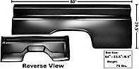 BED SIDE - SHORTBED / FLEETSIDE (RIGHT)