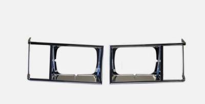 HEADLIGHT BEZELS  CHROME