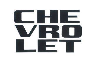 GRILLE DECAL - BLACK LETTERS