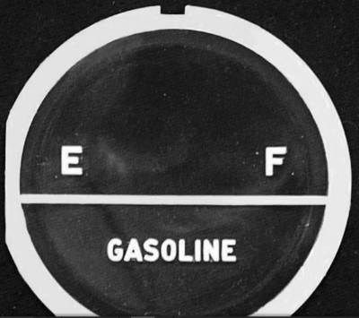 GASOLINE GUAGE FACE