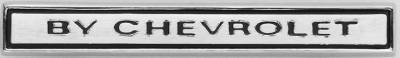 REAR EMBLEM - BY CHEVROLET