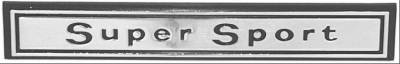 GLOVEBOX EMBLEM - SUPER SPORT