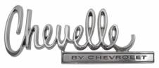 TRUNK LID EMBLEM - CHEVELLE BY CHEVROLET