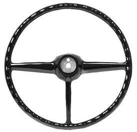 STEERING WHEEL - BLACK