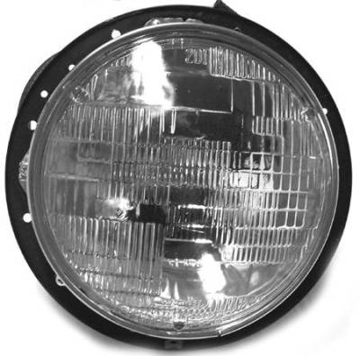 HEADLIGHT BUCKET AND BULB ASSEMBLY