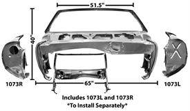 COWL ASSEMBLY WITH WINDSHIELD FRAME