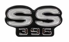 STEERING WHEEL SHROUD EMBLEM - SS 396