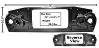 RADIATOR SUPPORT WITH HEADLIGHT BRACKETS