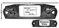 RADIATOR SUPPORT WITH HEADLIGHT BRACKETS