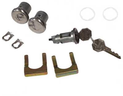 Classic Auto Locks - LOCK SET - IGNITION & DOOR (ORIGINAL STYLE KEY)