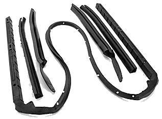 ROOF RAIL WEATHERSTRIP WITH HEADER SEAL