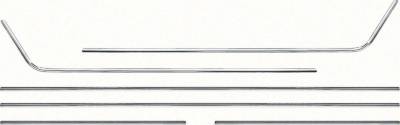 DOOR PANEL MOLDINGS  6 PC