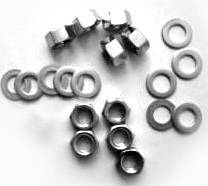 REAR END HOUSING COPPER WASHER & NUT KIT