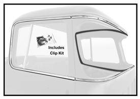 REAR WINDOW MOLDINGS WITH CLIPS