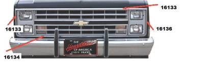 GRILLE MOLDING - LEFT SIDE