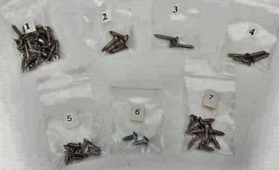 INTERIOR TRIM SCREW KIT