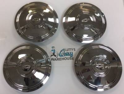 RALLY WHEEL FLAT HUBCAP WITH CENTER BOWTIE
