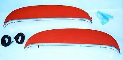 FENDER SKIRTS WITH MOLDINGS