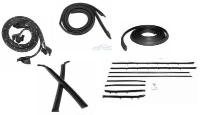 WEATHERSTRIP KIT - 5 PIECE - WITH OEM WINDOWFELTS