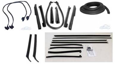 WEATHERSTRIP KIT - 5 PIECE - WITH OEM WINDOWFELTS
